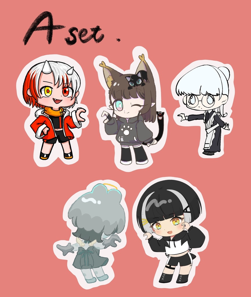 MAYONEKO5シールセット_ A