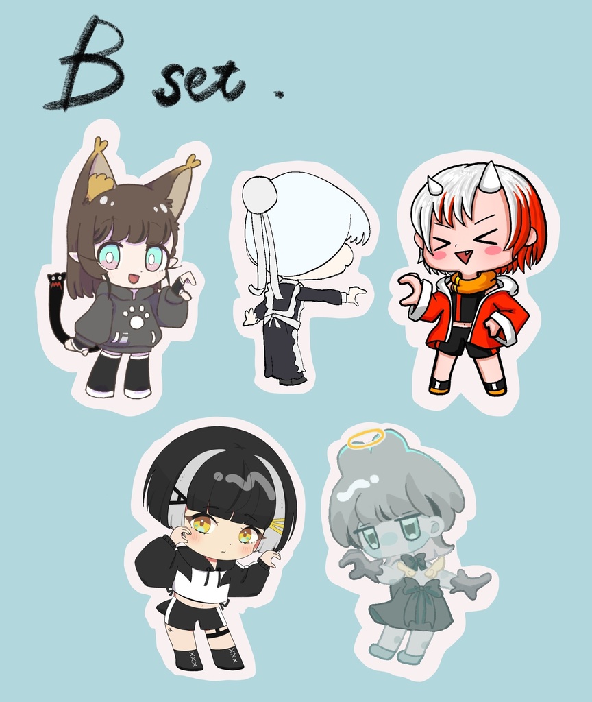 MAYONEKO5シールセット_B