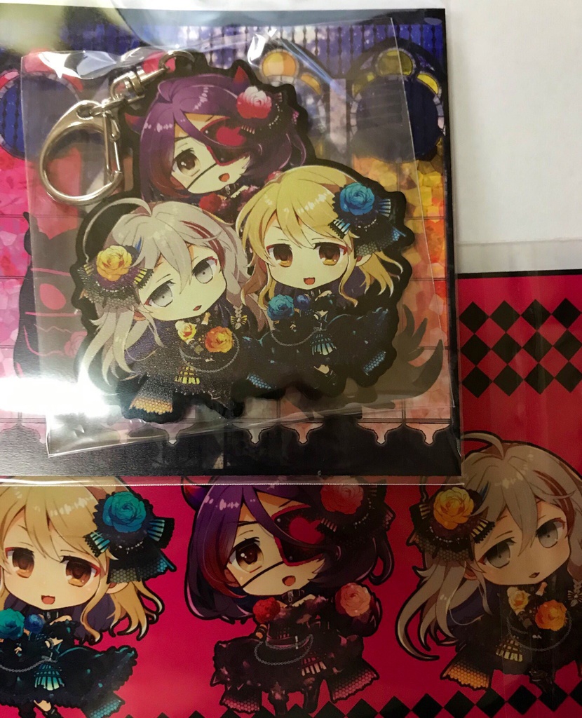 【C95】インディヴィアクリルジオラマセット&黒アクリルキーホルダー