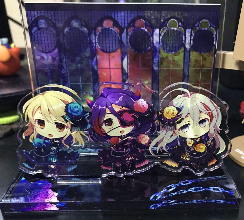 【C95】インディヴィアクリルジオラマセット&黒アクリルキーホルダー