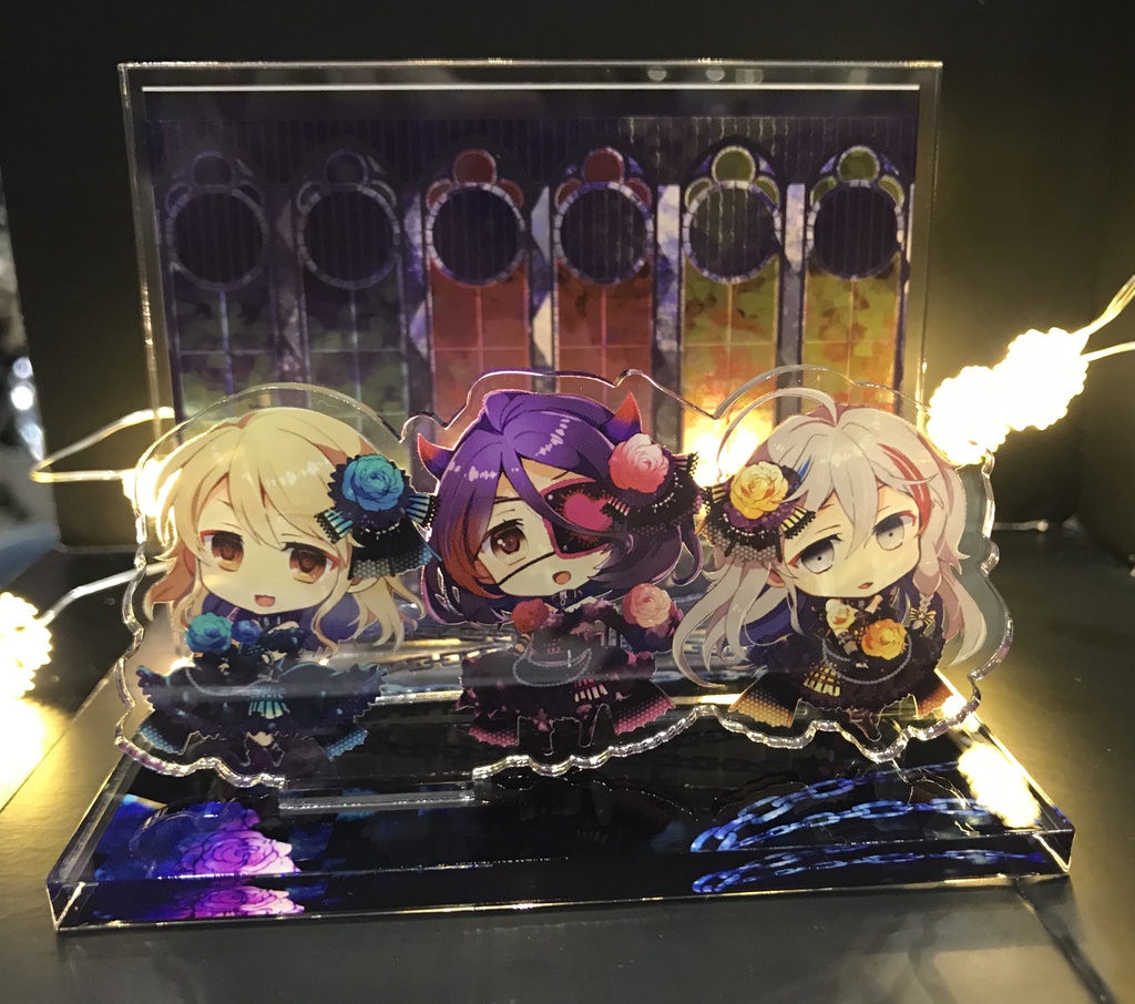 【C95】インディヴィアクリルジオラマセット&黒アクリルキーホルダー