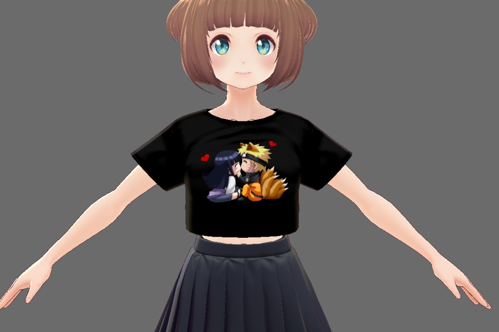 Cute Naruto Mini T-shirt for VRoid