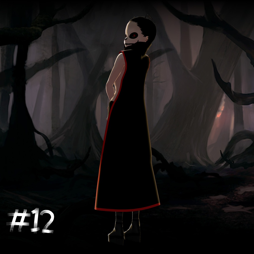 #12 ~ Free Vampire Cape for VRoid Studio