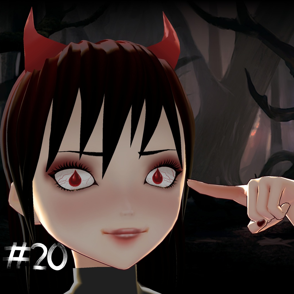 #20 ~ Free Halloween Eyes for VRoid Studio