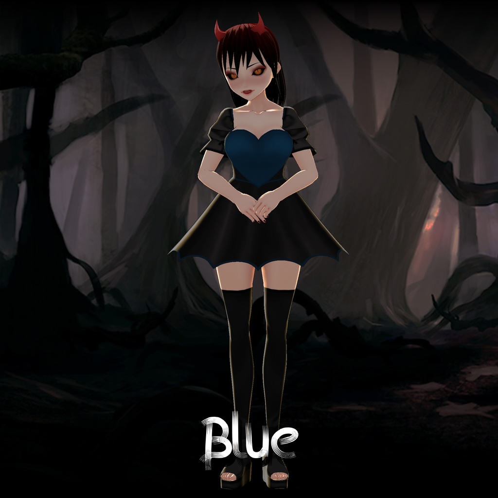#21 ~ Free Devil Dress for VRoid Studio