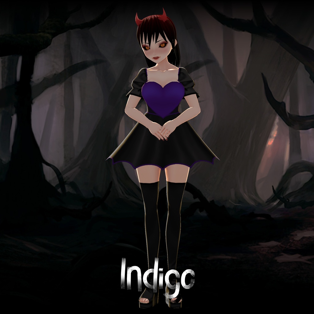 #21 ~ Free Devil Dress for VRoid Studio