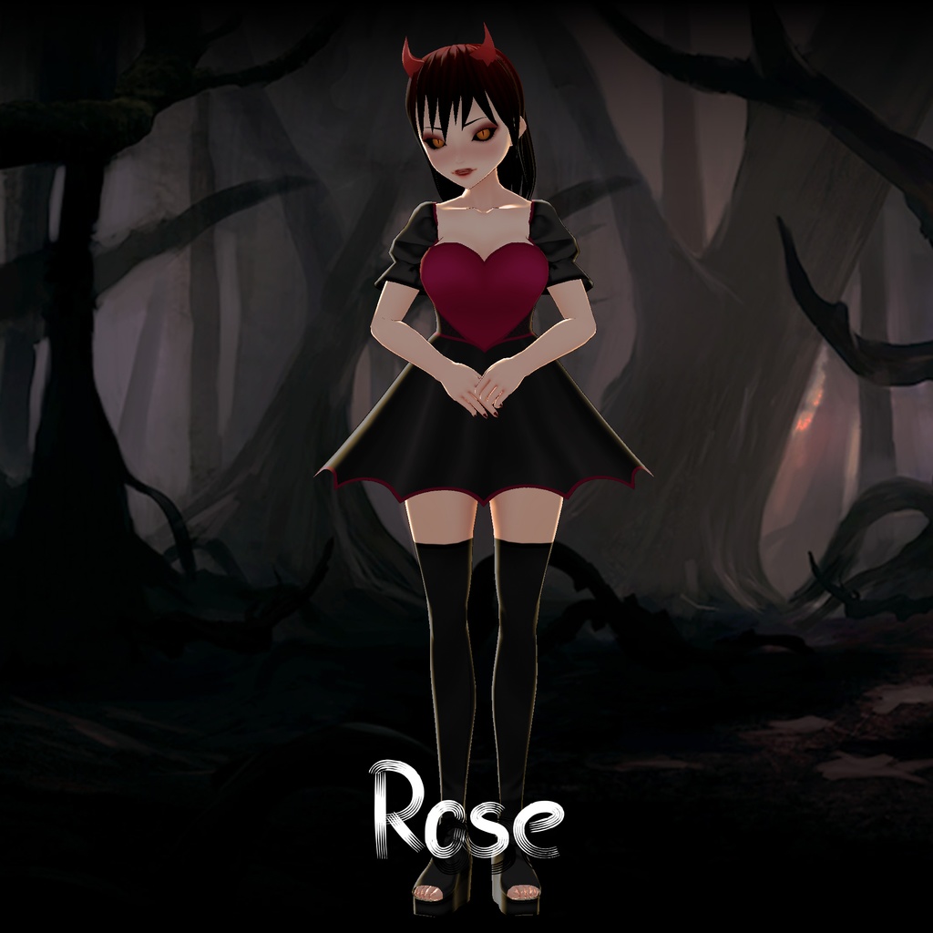 #21 ~ Free Devil Dress for VRoid Studio