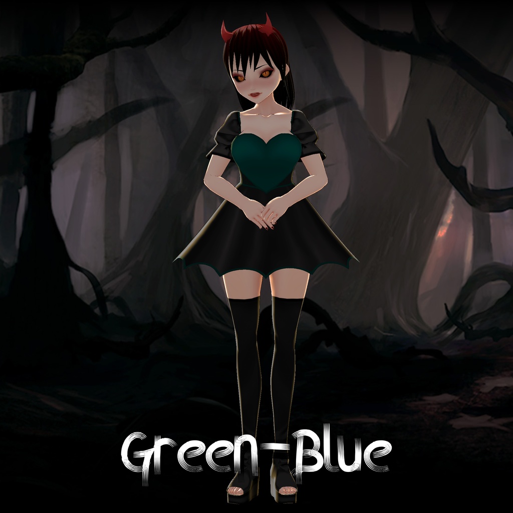 #21 ~ Free Devil Dress for VRoid Studio