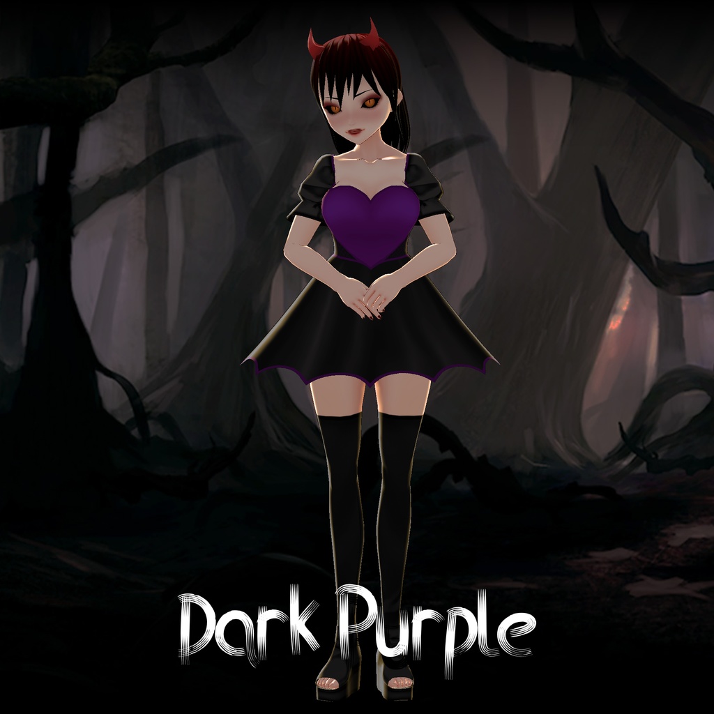 #21 ~ Free Devil Dress for VRoid Studio