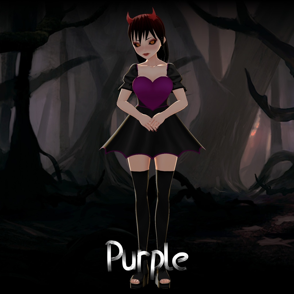 #21 ~ Free Devil Dress for VRoid Studio