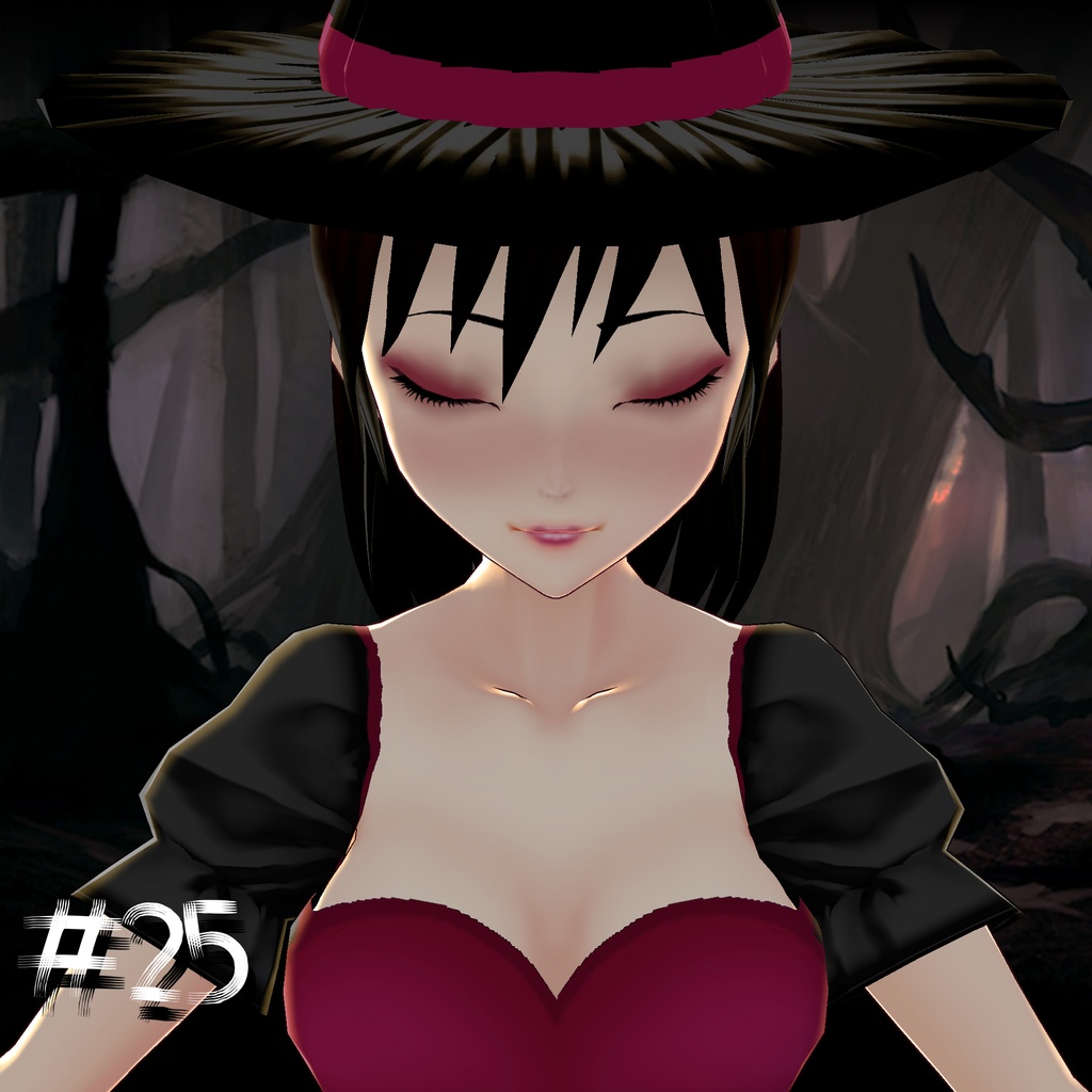 #25 ~ Free Witch Makeup for VRoid Studio