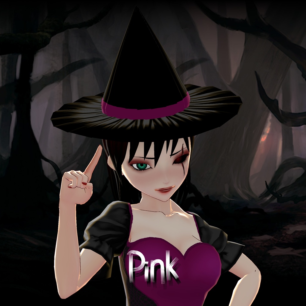 #29 ~ Free Witch Hat for VRoid Studio