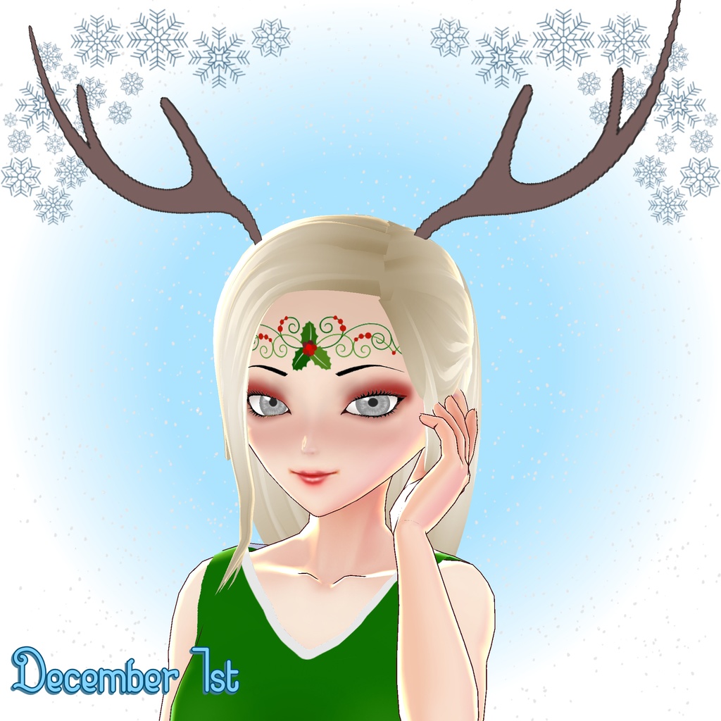 December 1st ~ Christmas Face Paint