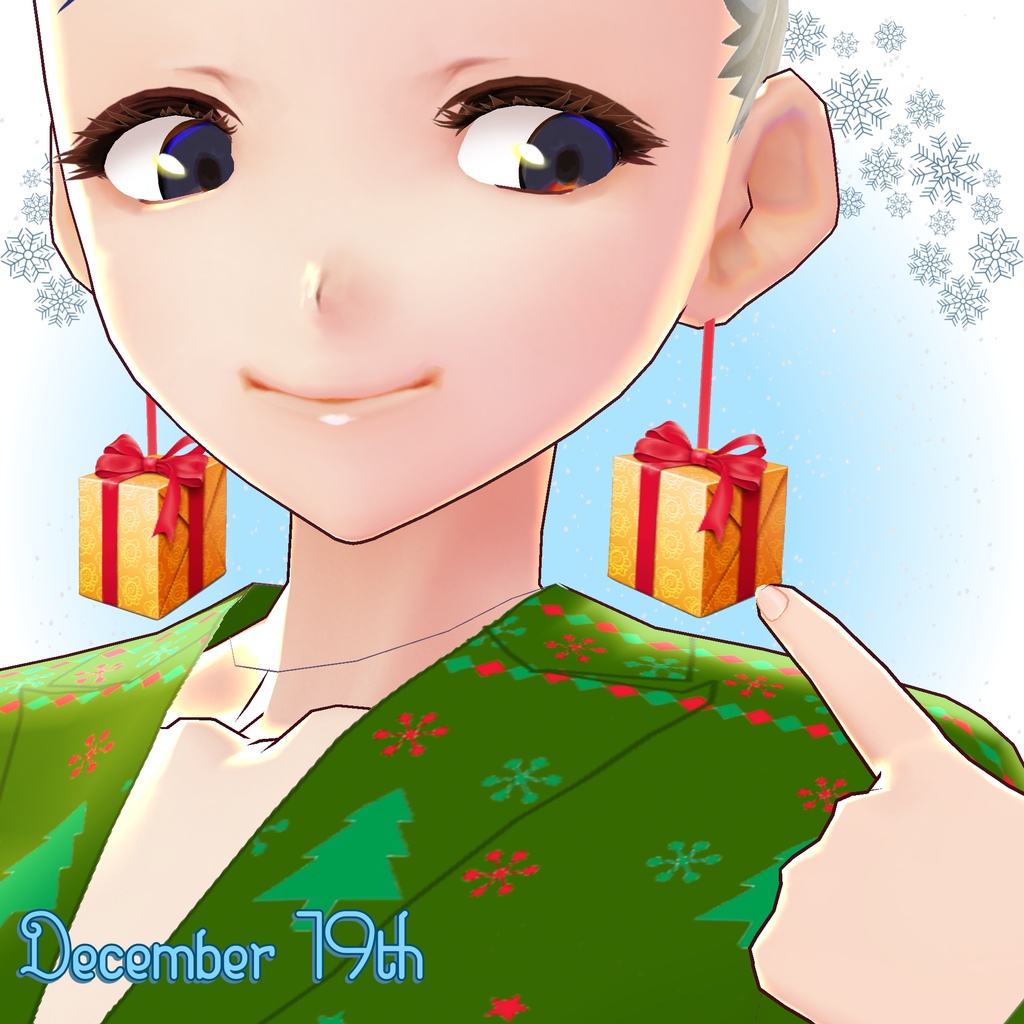 December 19th ~ Christmas Earrings #2