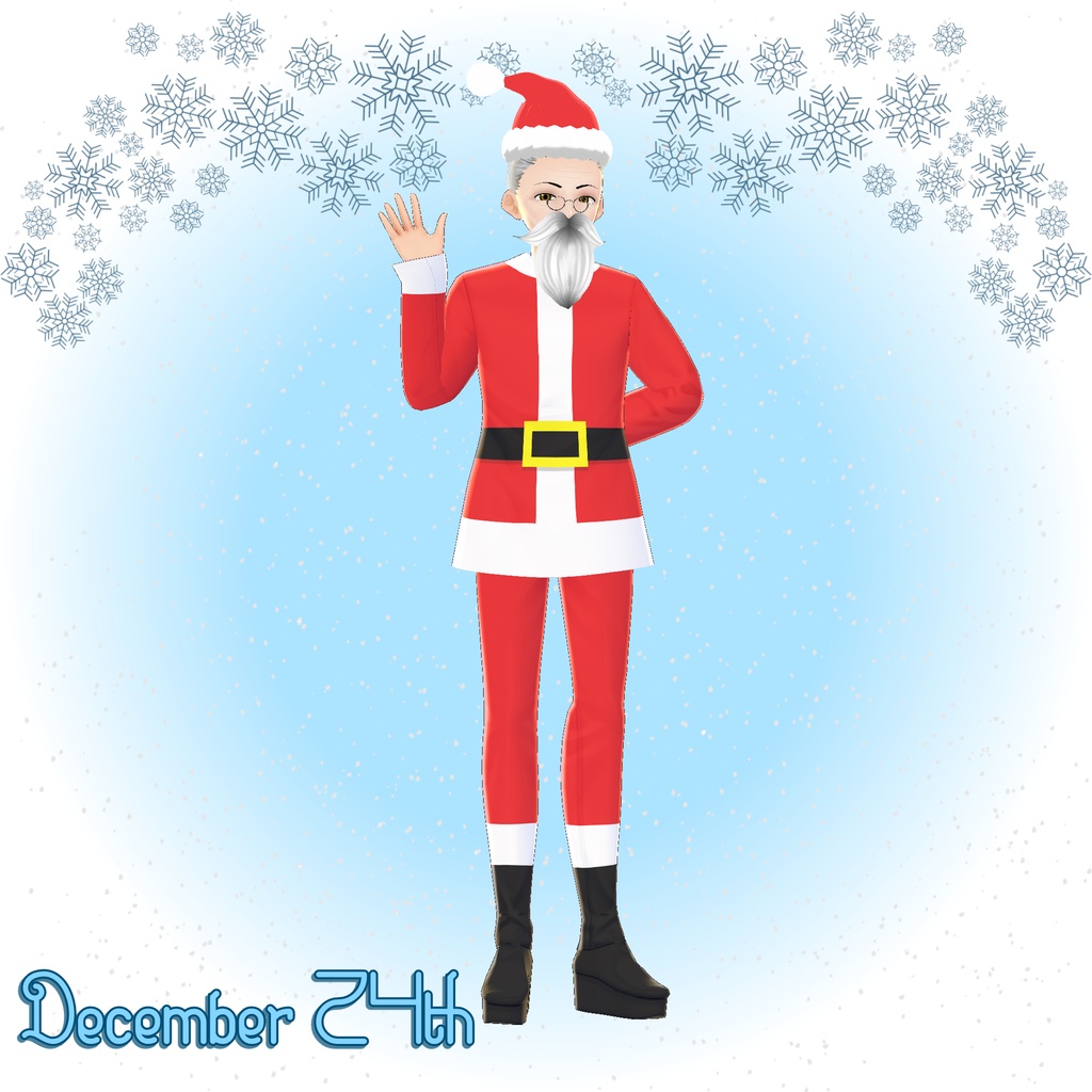 December 24th ~ Santa Claus for VRoid Studio