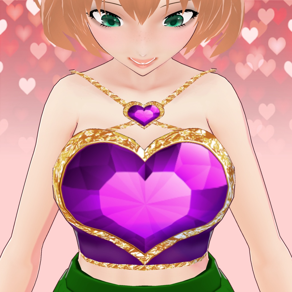 VRoid Valentine's Day 2023 ~ Heart Top ~ Free ♡