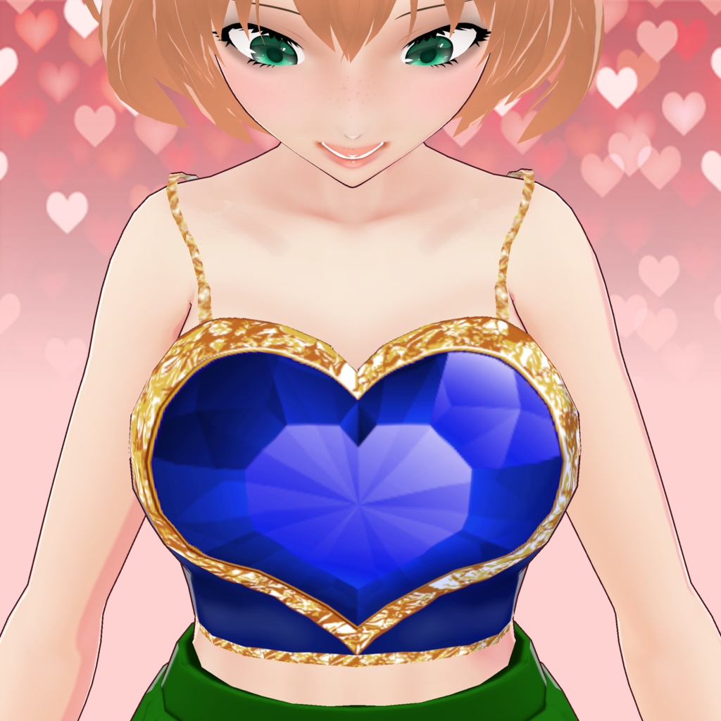 VRoid Valentine's Day 2023 ~ Heart Top ~ Free ♡