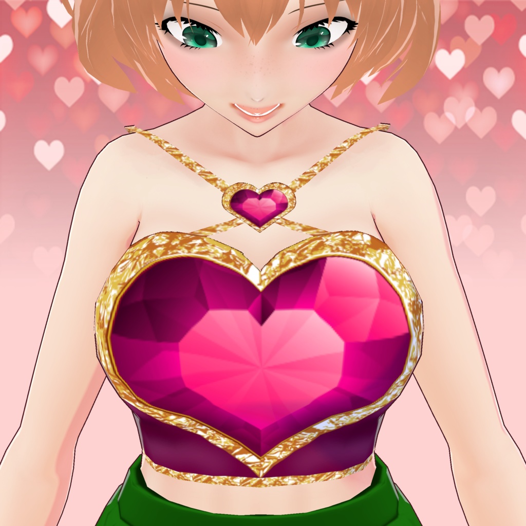 VRoid Valentine's Day 2023 ~ Heart Top ~ Free ♡