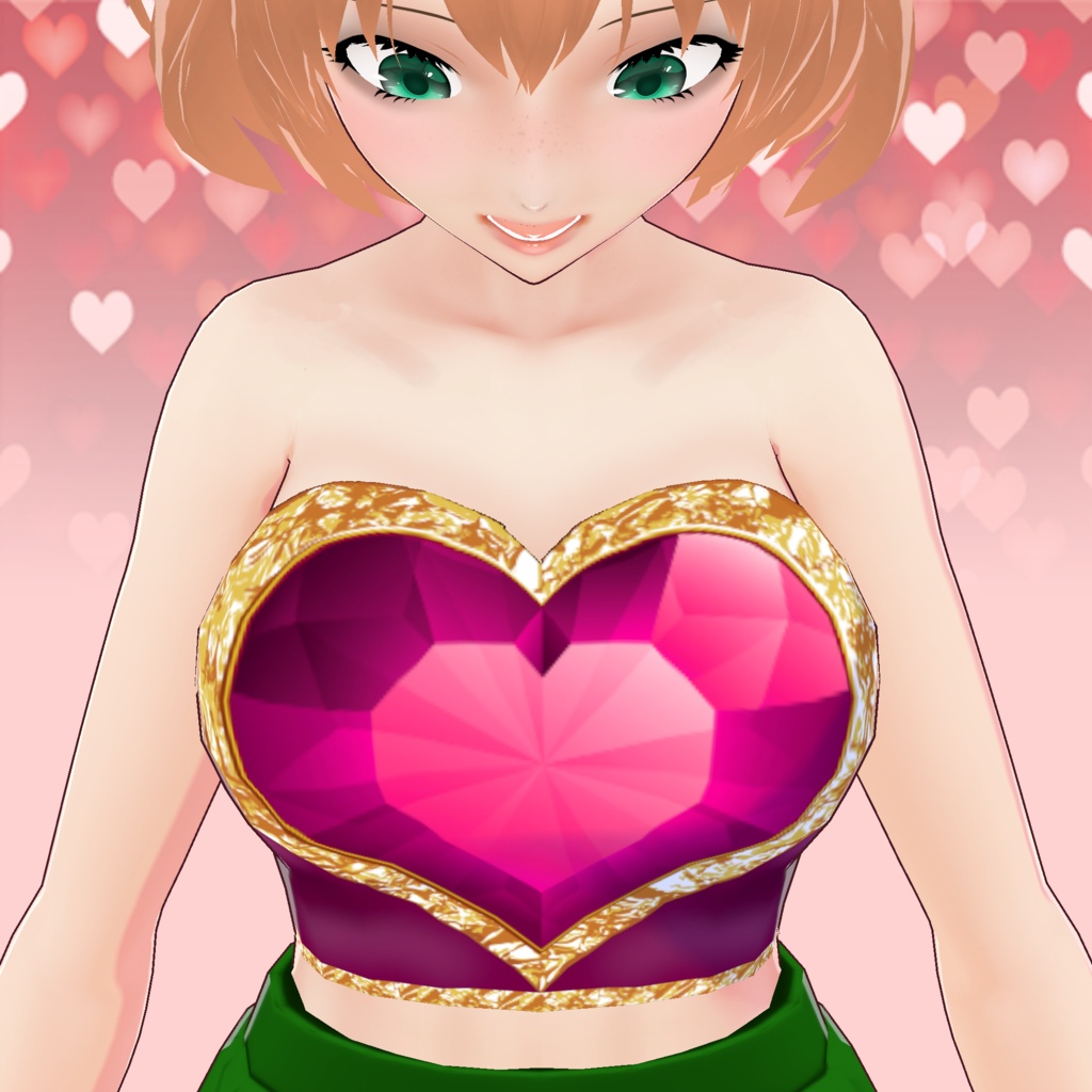 VRoid Valentine's Day 2023 ~ Heart Top ~ Free ♡