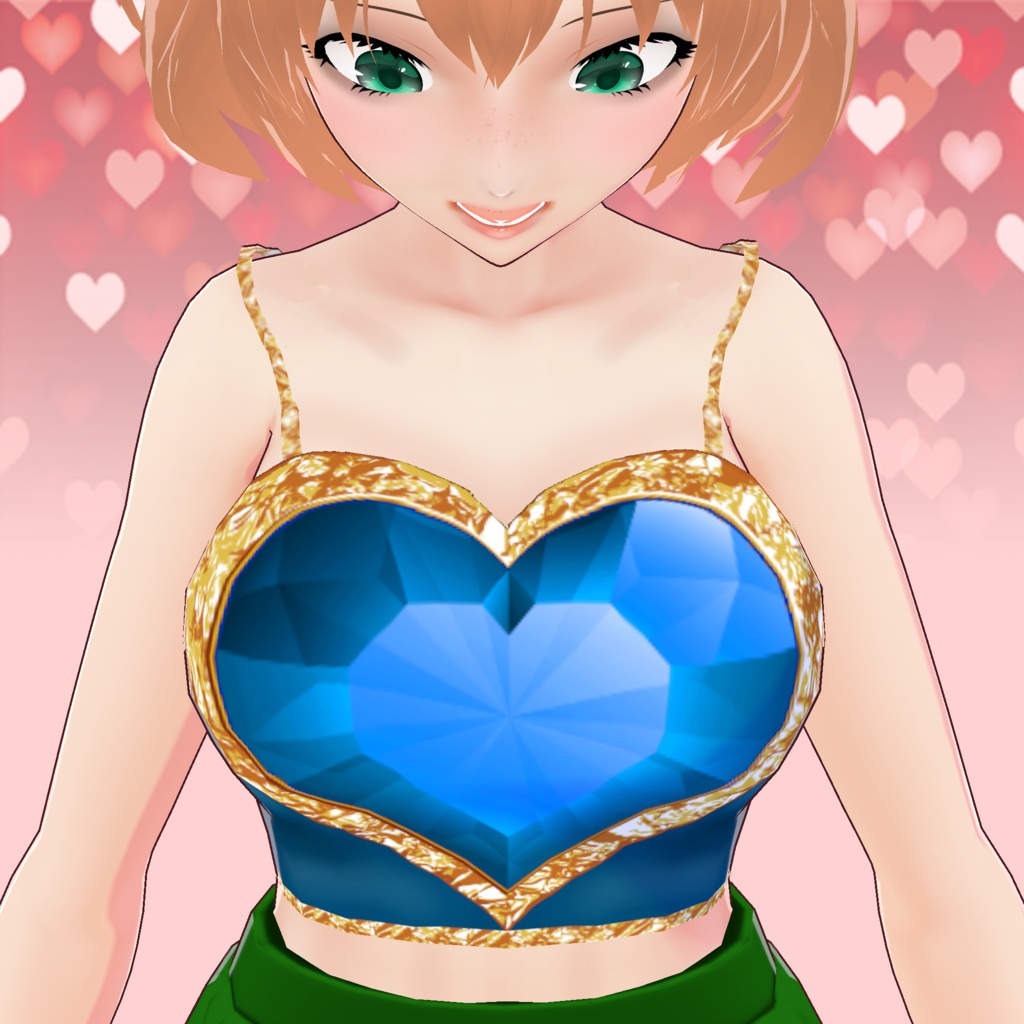 VRoid Valentine's Day 2023 ~ Heart Top ~ Free ♡