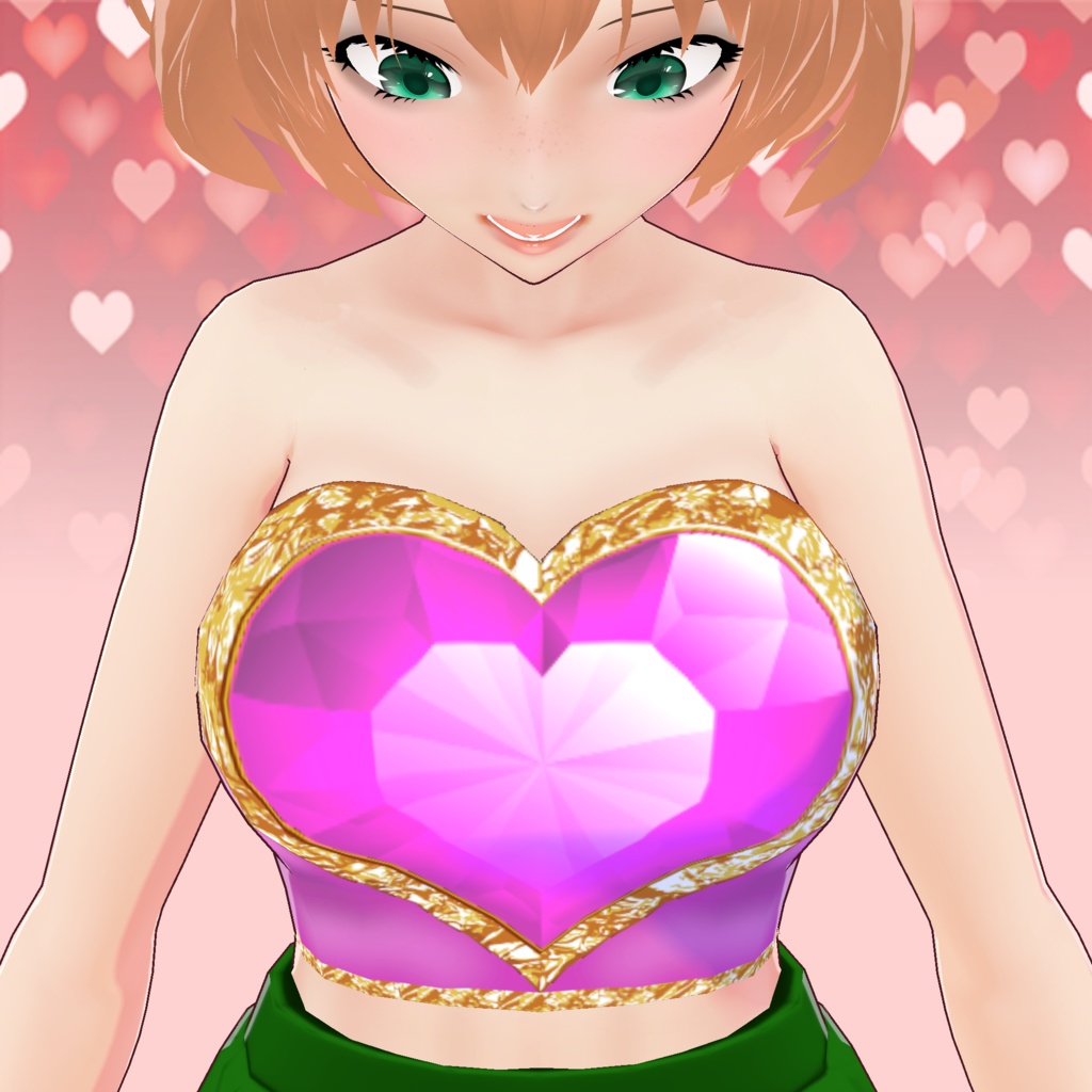 VRoid Valentine's Day 2023 ~ Heart Top ~ Free ♡