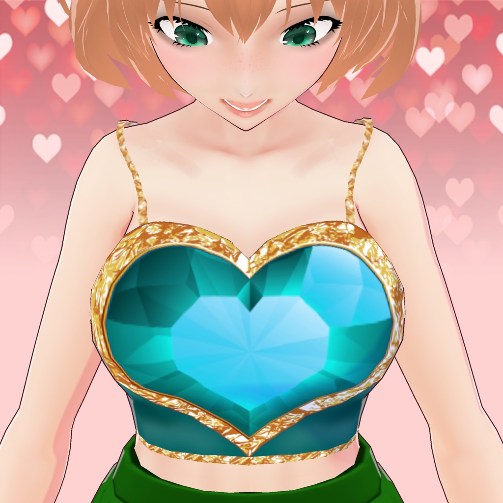 VRoid Valentine's Day 2023 ~ Heart Top ~ Free ♡