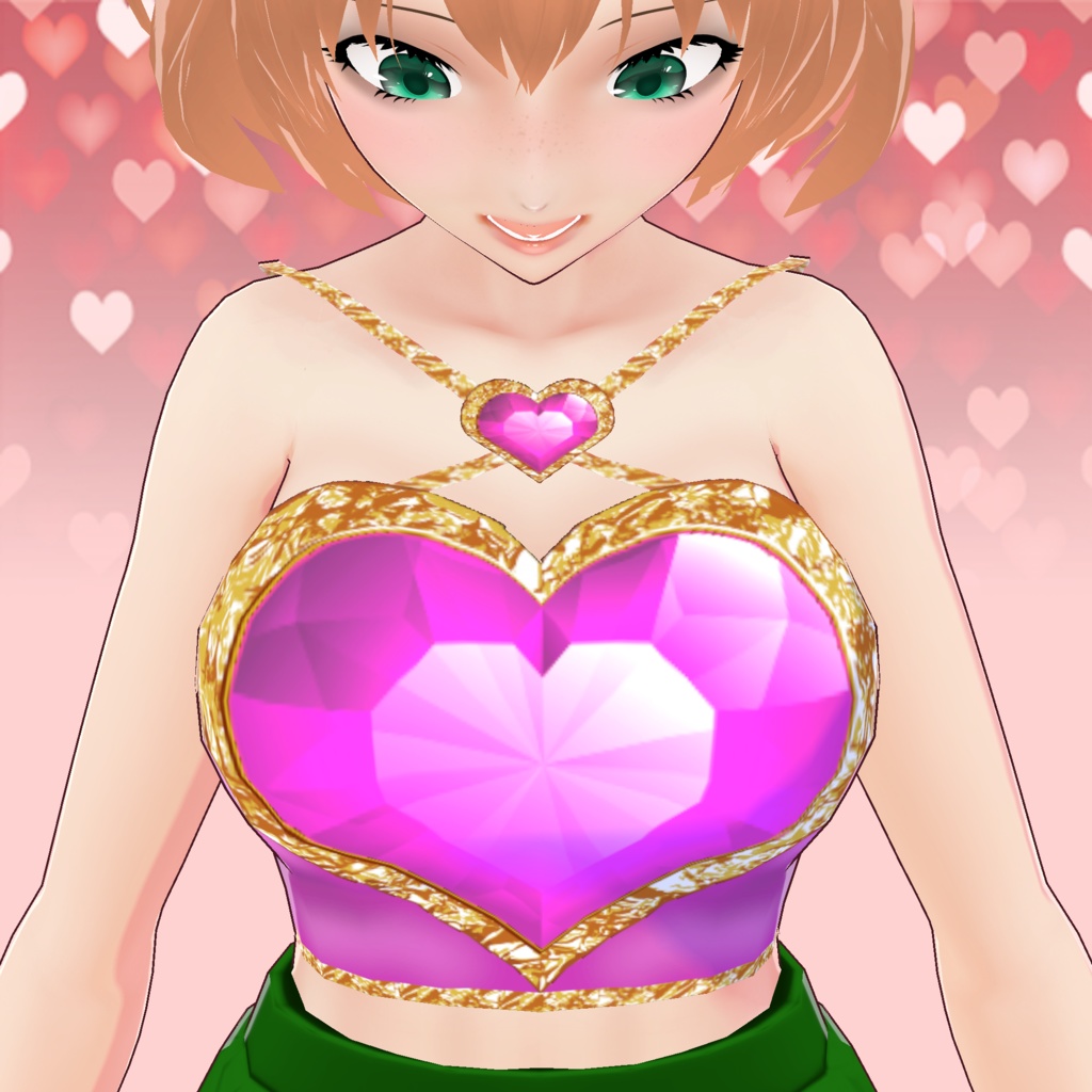 VRoid Valentine's Day 2023 ~ Heart Top ~ Free ♡