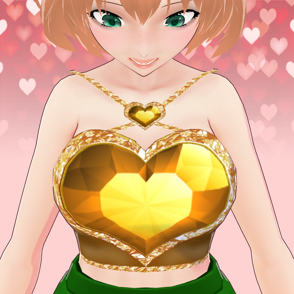 VRoid Valentine's Day 2023 ~ Heart Top ~ Free ♡