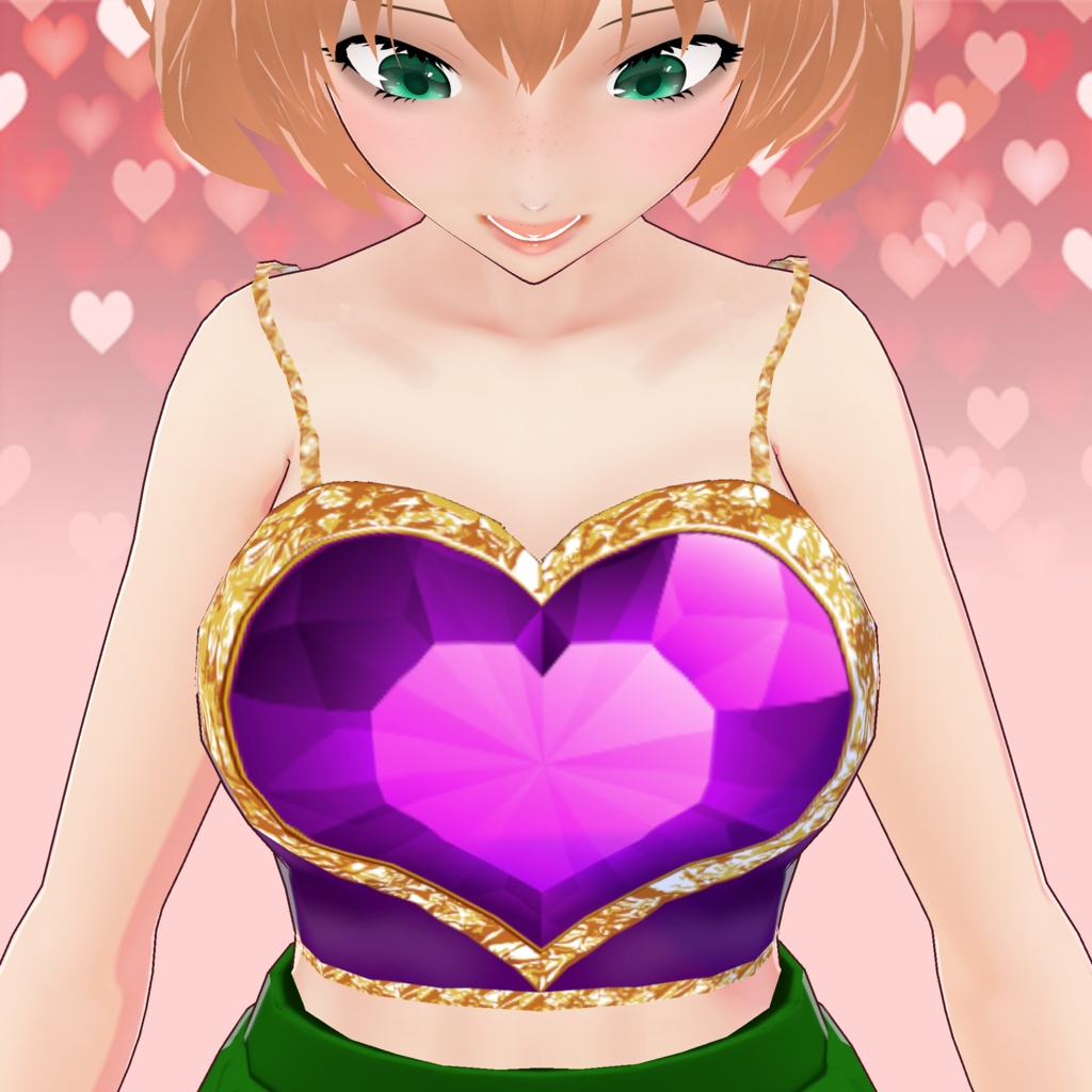 VRoid Valentine's Day 2023 ~ Heart Top ~ Free ♡