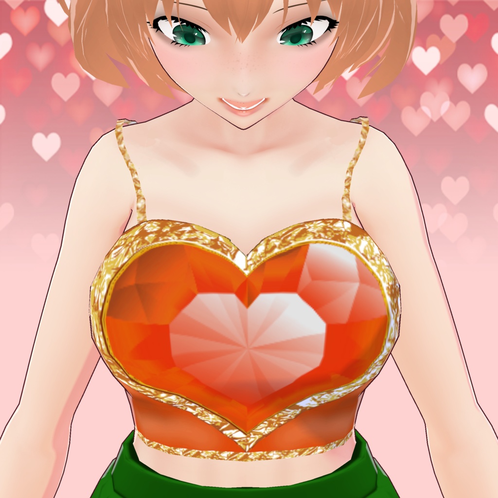 VRoid Valentine's Day 2023 ~ Heart Top ~ Free ♡