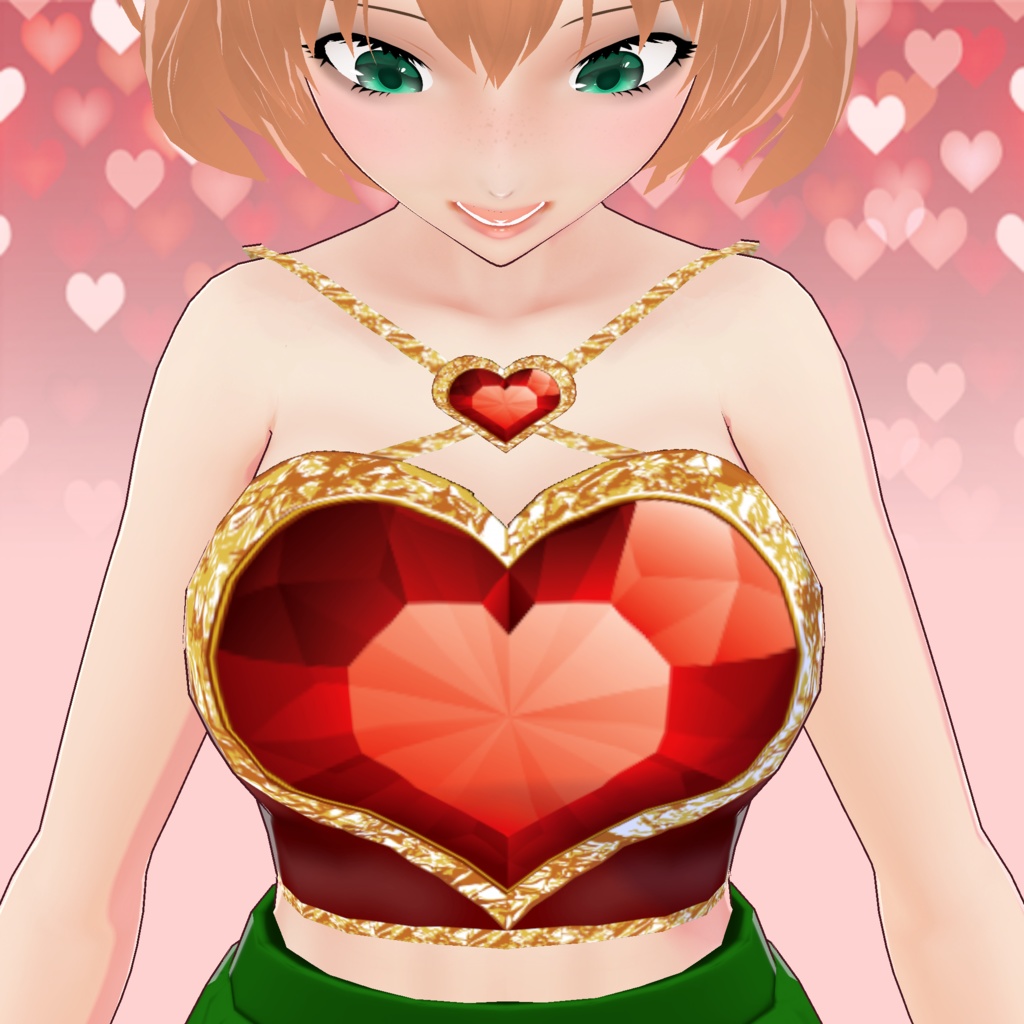 VRoid Valentine's Day 2023 ~ Heart Top ~ Free ♡