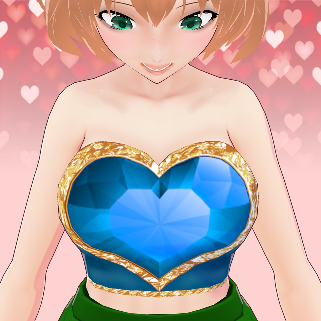 VRoid Valentine's Day 2023 ~ Heart Top ~ Free ♡