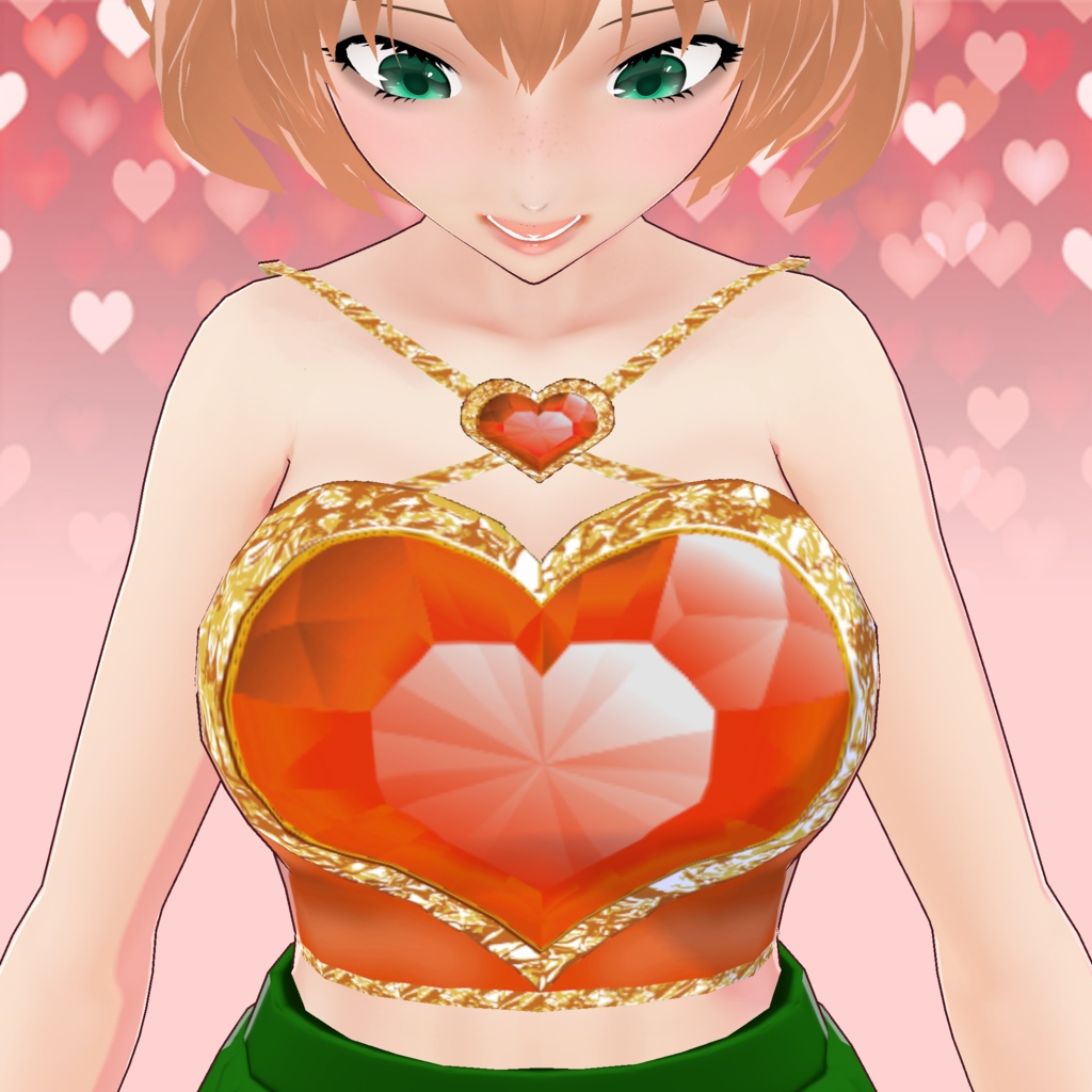 VRoid Valentine's Day 2023 ~ Heart Top ~ Free ♡