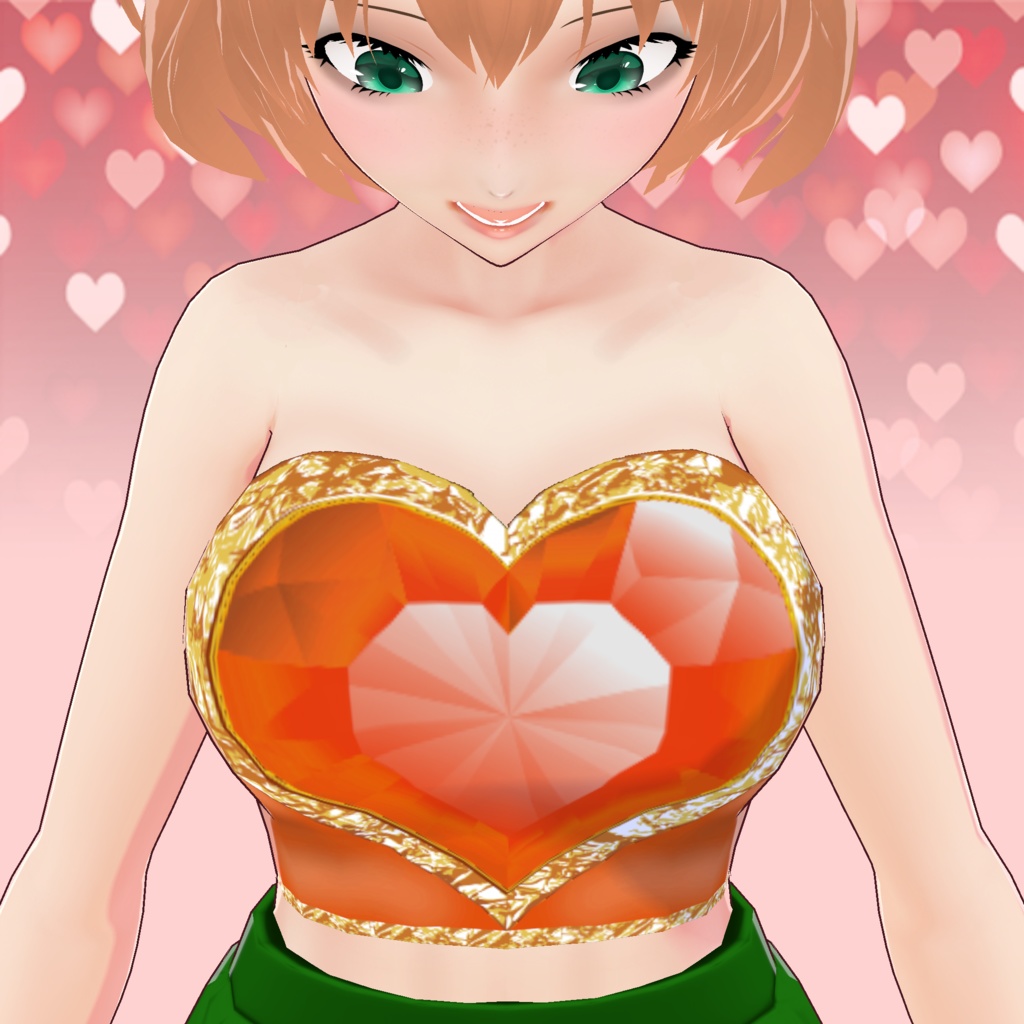 VRoid Valentine's Day 2023 ~ Heart Top ~ Free ♡
