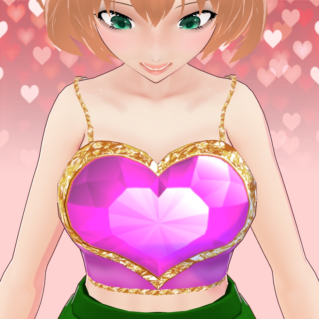 VRoid Valentine's Day 2023 ~ Heart Top ~ Free ♡