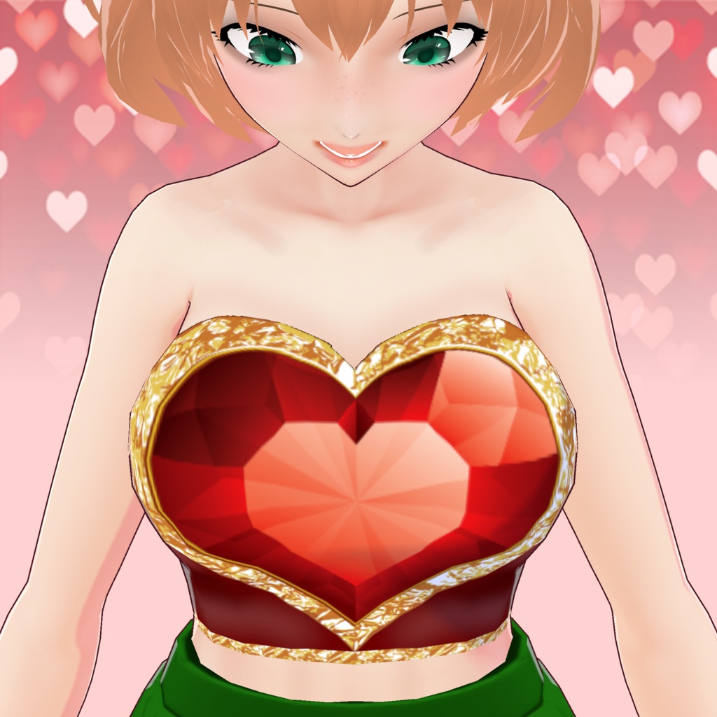 VRoid Valentine's Day 2023 ~ Heart Top ~ Free ♡