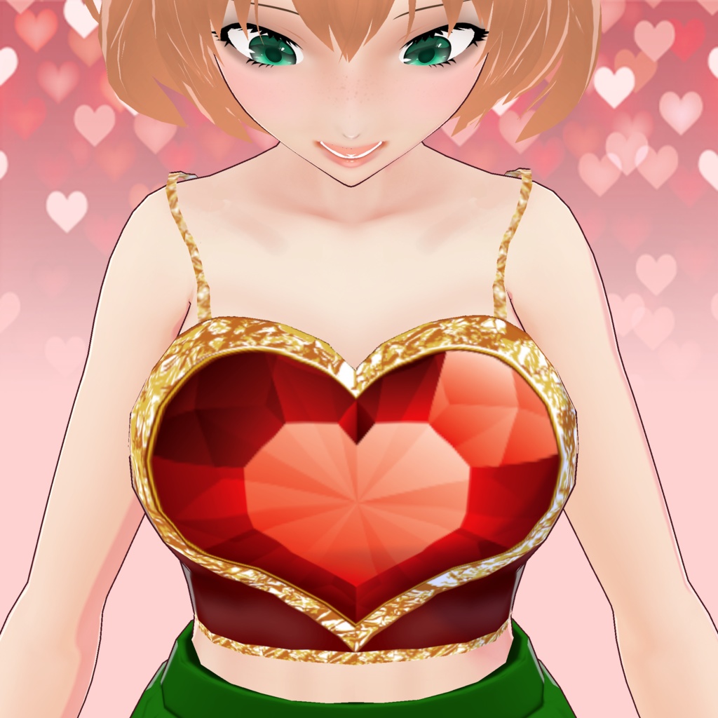 VRoid Valentine's Day 2023 ~ Heart Top ~ Free ♡