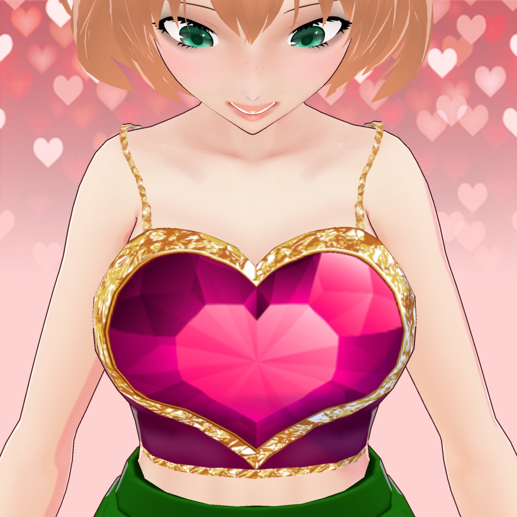 VRoid Valentine's Day 2023 ~ Heart Top ~ Free ♡