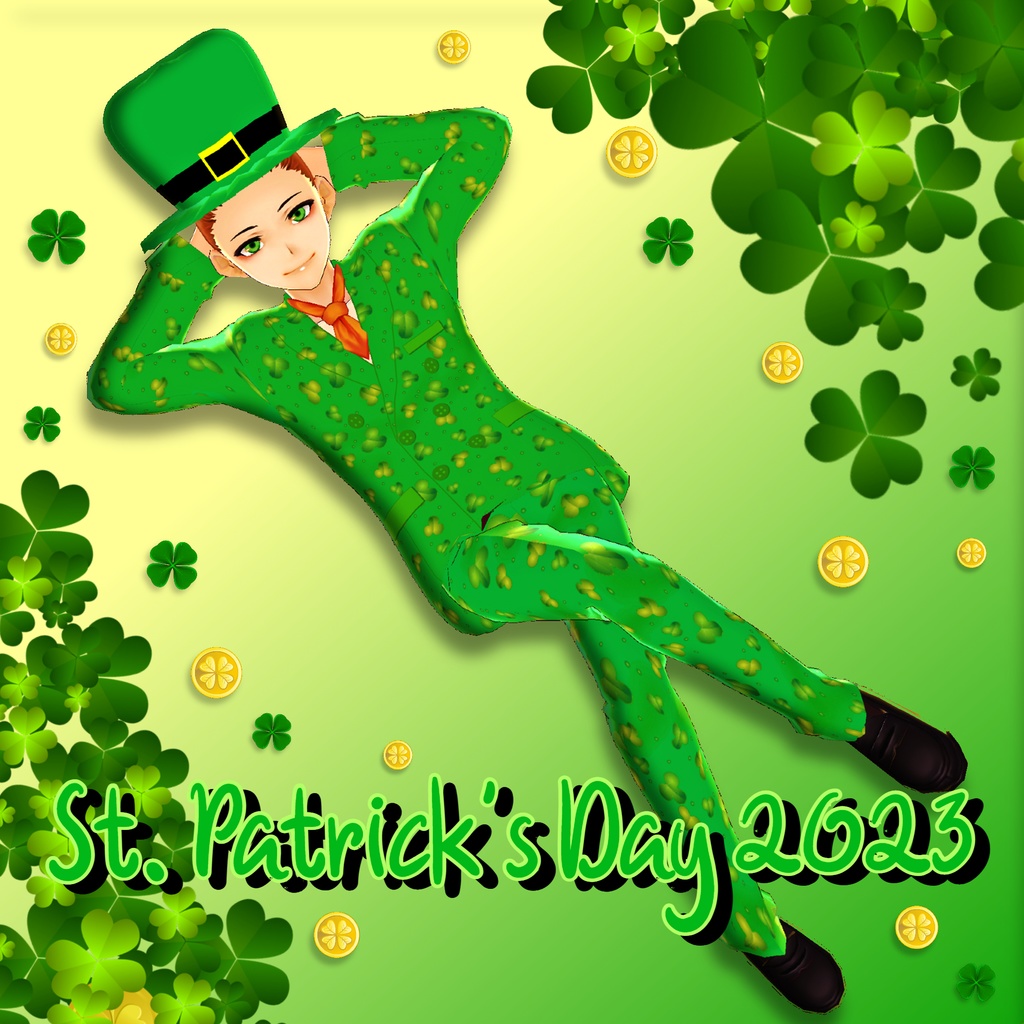 Free St. Patrick's Day VRoid pack