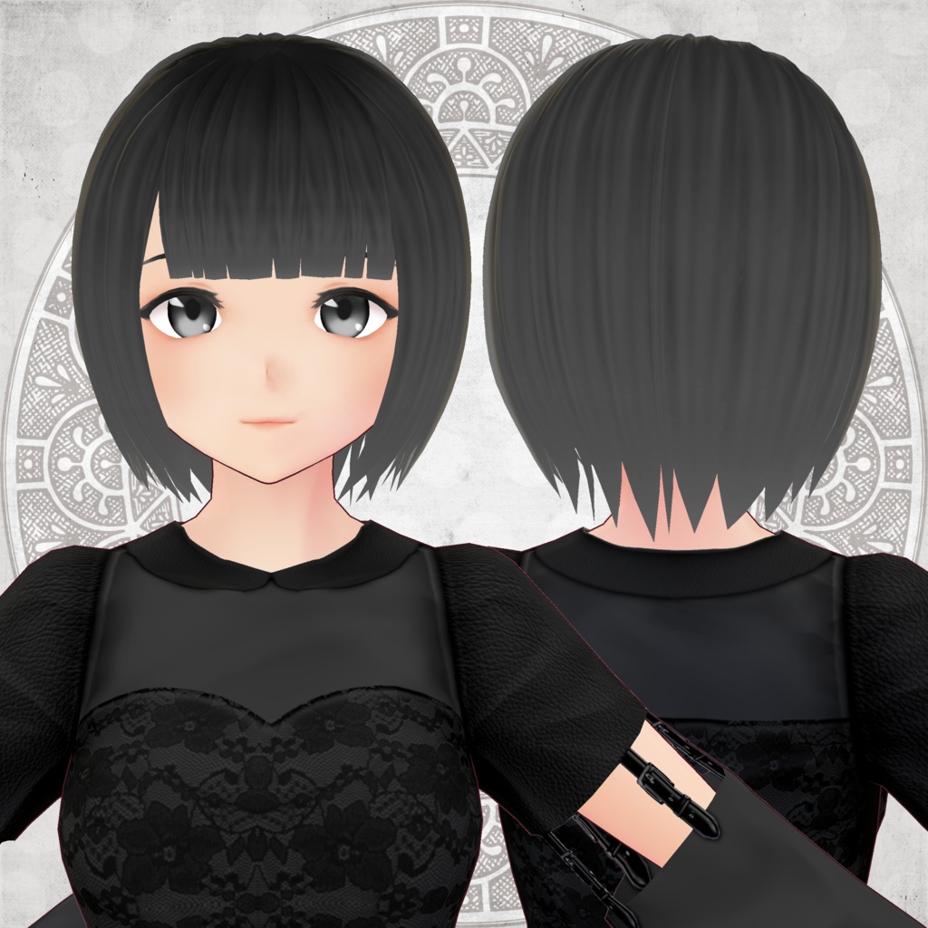 改変自由VRoidモデルベース(.vroid&VRM)