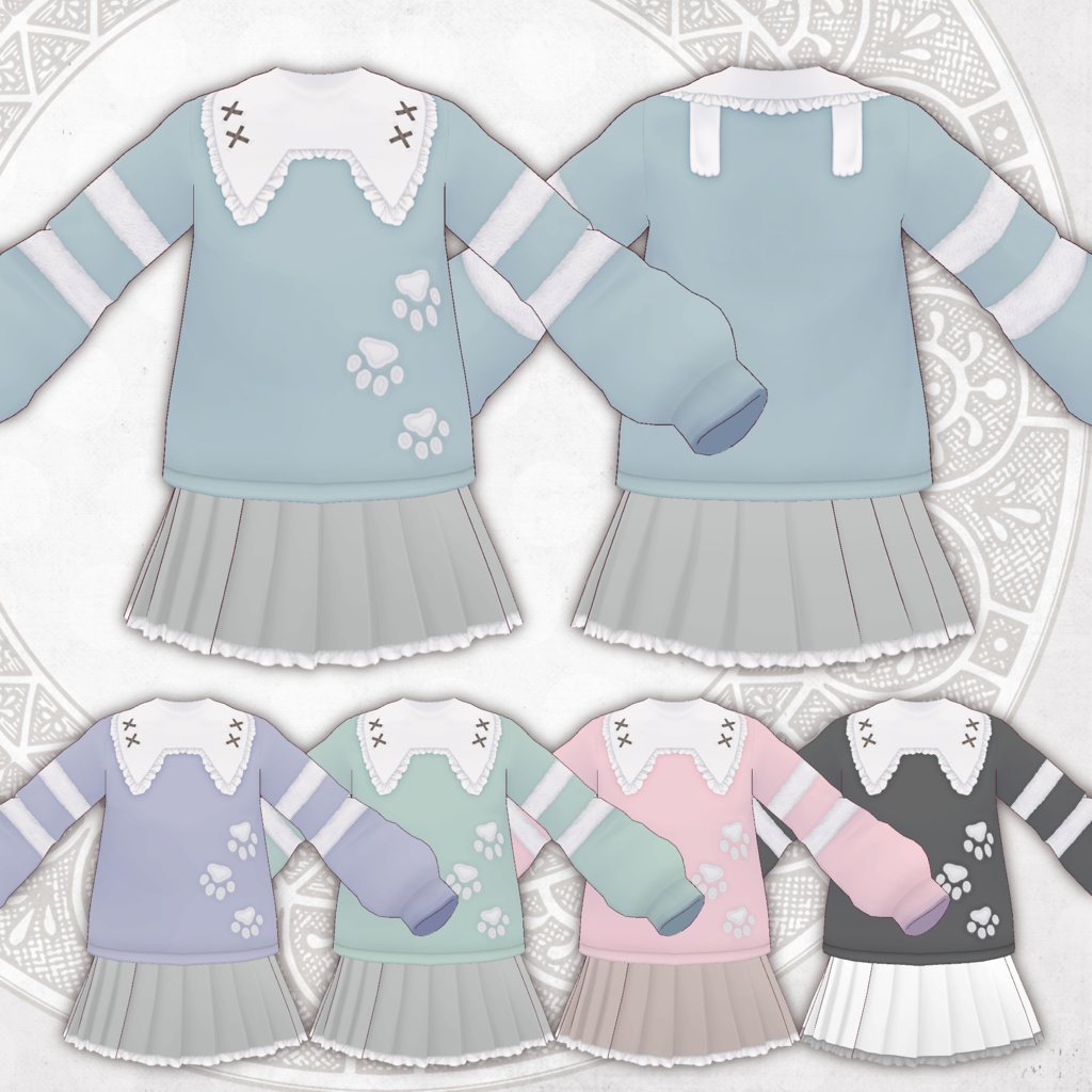 ねこネコ猫袋!【VRoid向けテクスチャ福袋】