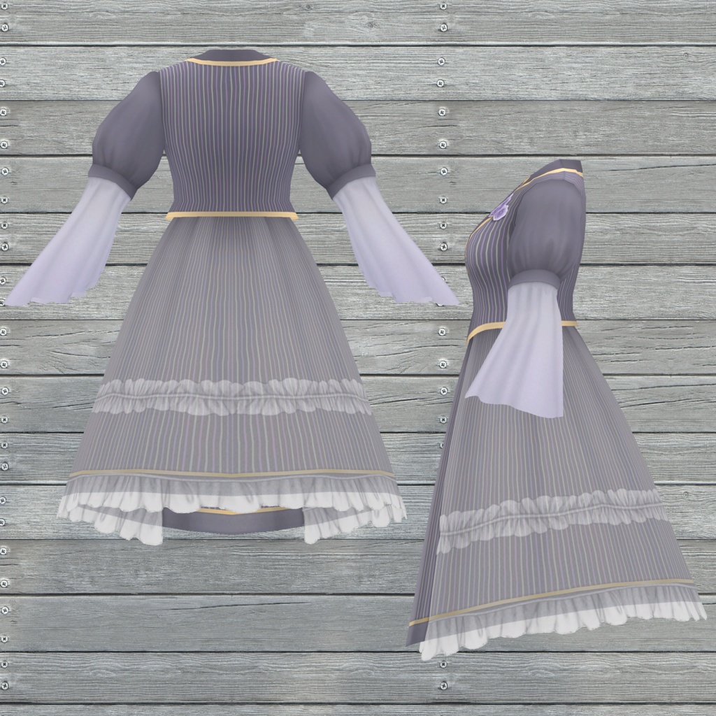 emnシックドレス【VRoid向けテクスチャ】