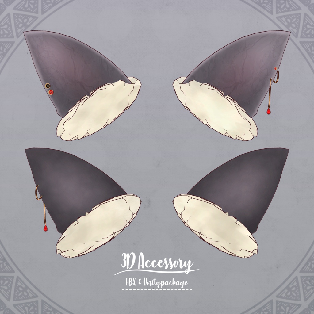 バットガールセットアップ【VRoid向けテクスチャ】