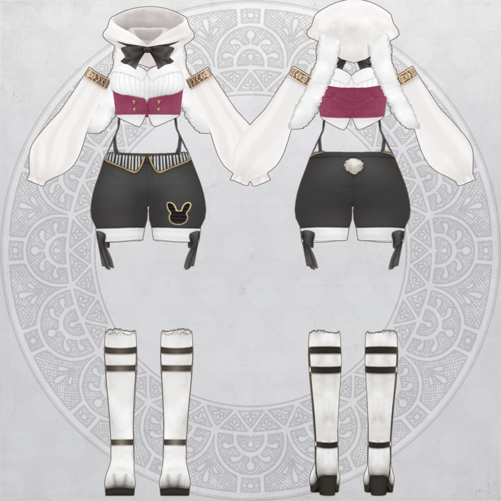 新春兎袋【VRoid向けテクスチャ福袋】