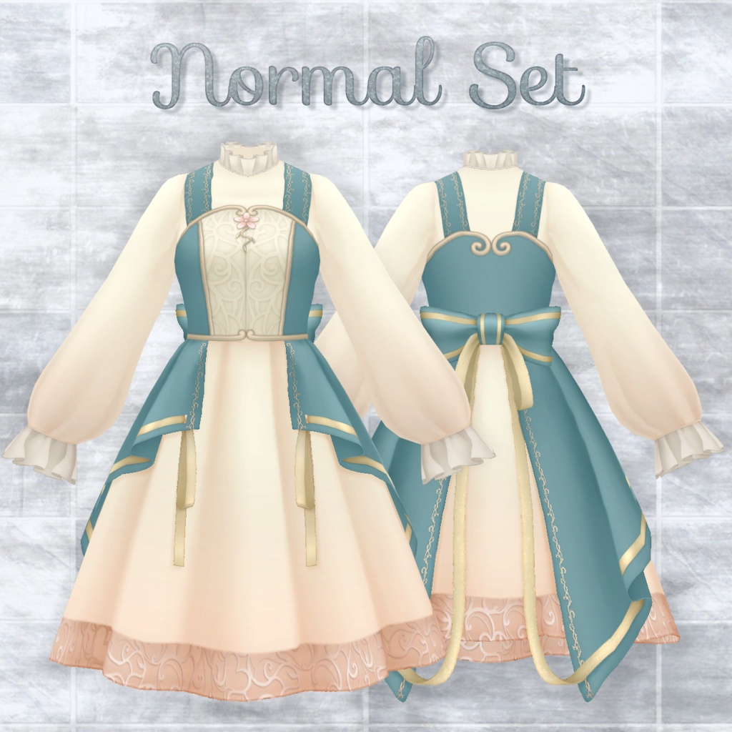 フェアリーテイルドレス【VRoid向けテクスチャ】