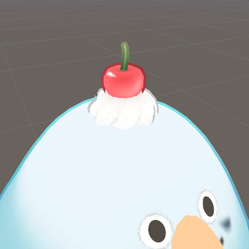 さくらんぼシニヨン【Bird/鳥対応】