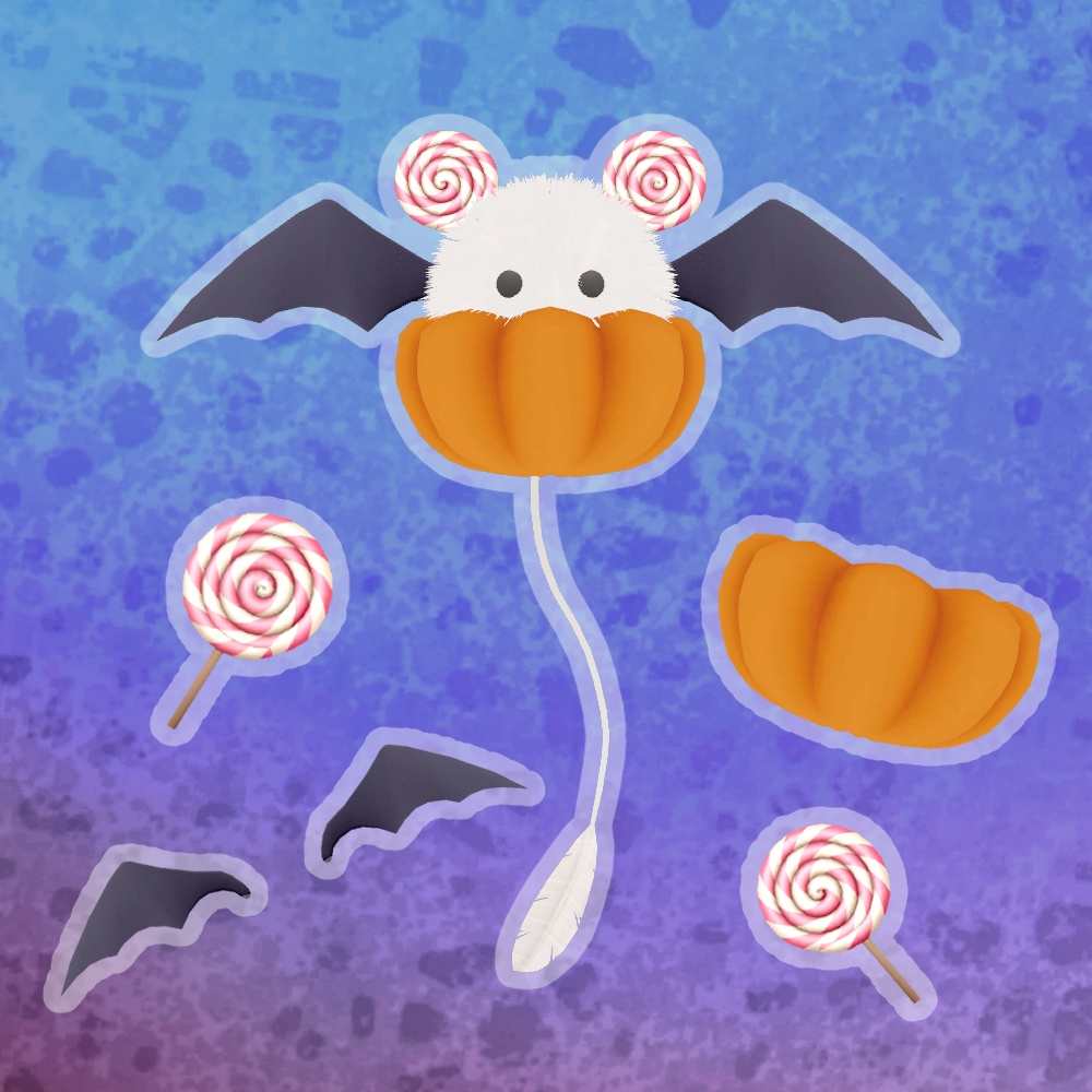 ハロウィンアクセサリーセット【ケサランパサラン向け】