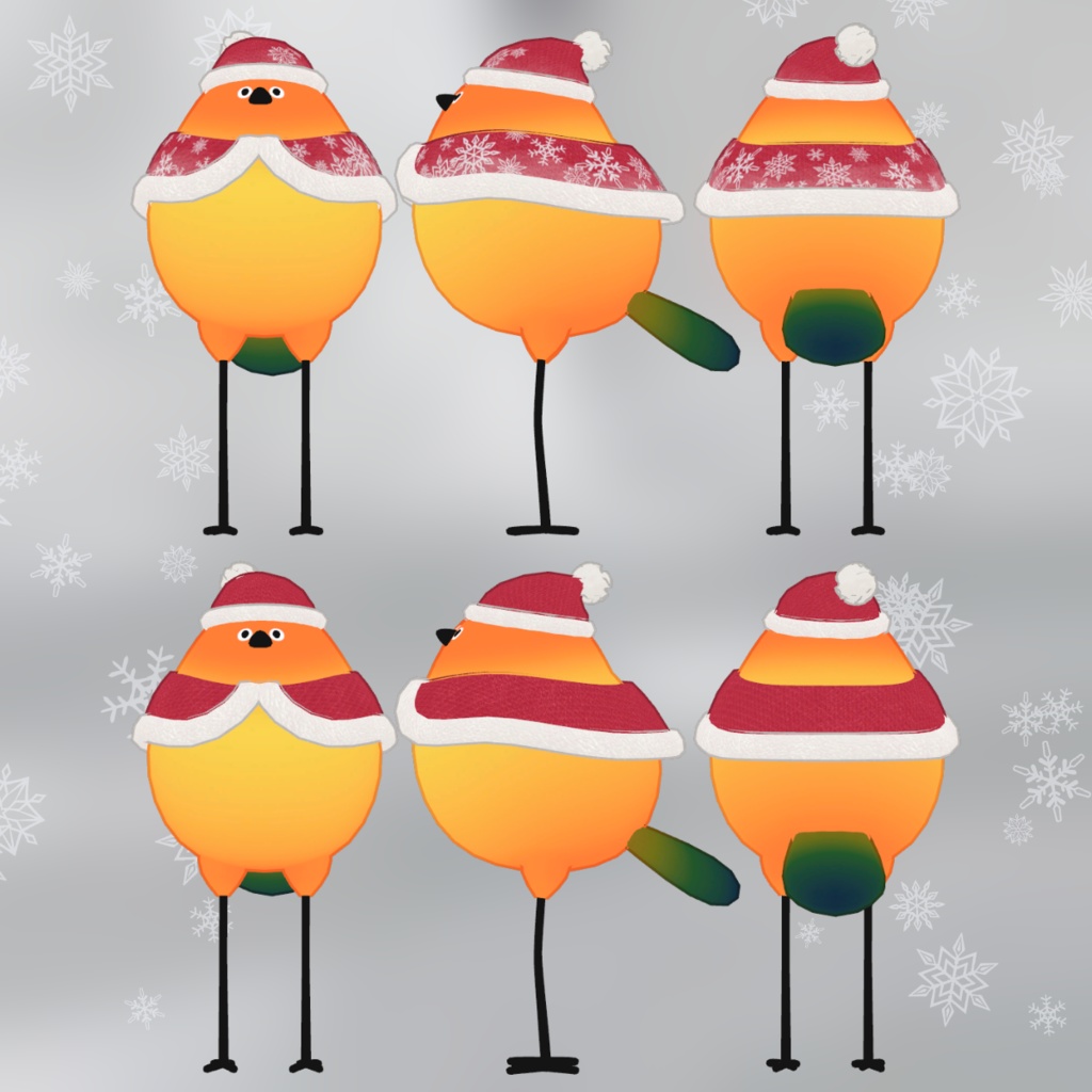 クリスマスケープセット【Bird/鳥対応】