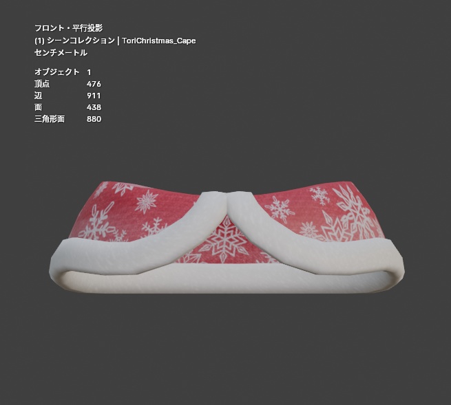 クリスマスケープセット【Bird/鳥対応】