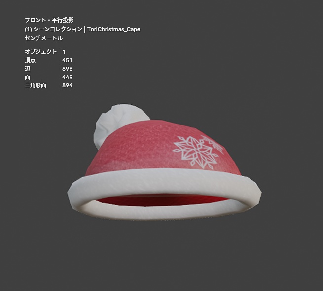 クリスマスケープセット【Bird/鳥対応】